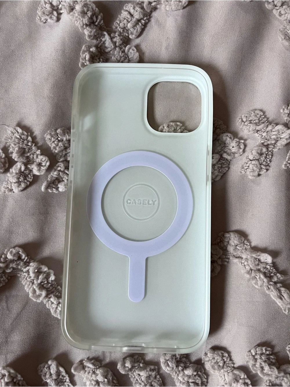 Green Botanical Pattern White Phone Case - Casely